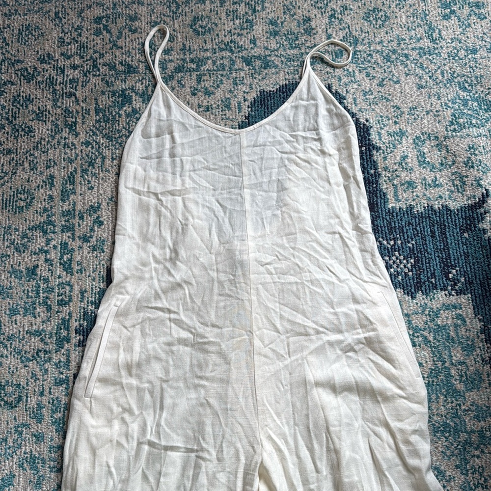 Net sustain sun goddess open-back voile jumpsuit